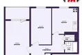 Wohnung 2 zimmer 54 m² Minsk, Belarus