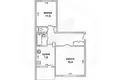 Apartamento 2 habitaciones 50 m² Kámieniets, Belarús