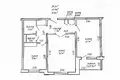 Mieszkanie 2 pokoi 52 m² Mińsk, Białoruś