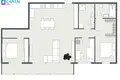Wohnung 4 zimmer 107 m² Klaipeda, Litauen