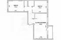 Квартира 3 комнаты 84 м² Мухавецкий сельский Совет, Беларусь