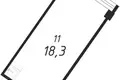 Oficina 18 m² en Moscú, Rusia