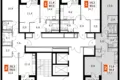 2 room apartment 59 m² Moscow, Russia