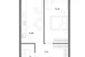 Appartement 1 chambre 50 m² Kaliningrad, Russie