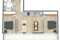 Mieszkanie 3 pokoi 82 m² Kłajpeda, Litwa