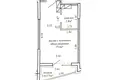 1 room apartment 26 m² Minsk, Belarus