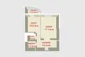 Mieszkanie 1 pokój 45 m² Zasław, Białoruś
