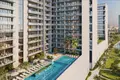 Wohnkomplex New Ruby Residence with swimming pools and fitness areas, JVC, Dubai, UAE
