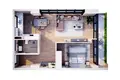 Appartement 2 chambres 69 m² Batoumi, Géorgie