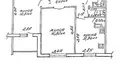 Mieszkanie 2 pokoi 51 m² Homel, Białoruś