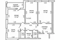 Appartement 3 chambres 78 m² Minsk, Bélarus