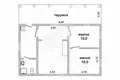 House 43 m² Viarchovicki sielski Saviet, Belarus