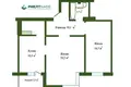 Wohnung 2 zimmer 62 m² Minsk, Belarus