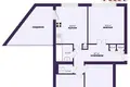 3 room apartment 61 m² Lyuban, Belarus