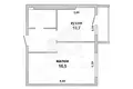 Wohnung 1 zimmer 36 m² Brest, Belarus