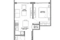 Apartamento 2 habitaciones 52 m² Emiratos Árabes Unidos, Emiratos Árabes Unidos