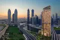 Wohnkomplex New high-rise residence One River Point with swimming pools on the canal front, close to Burj Khalifa, Business Bay, Dubai, UAE
