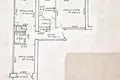 3 room apartment 66 m² Minsk, Belarus
