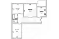 3 room apartment 66 m² Muchaviecki sielski Saviet, Belarus