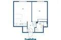 Квартира 2 комнаты 39 м² Helsinki sub region, Финляндия