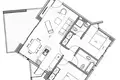 Mieszkanie 2 pokoi 79 m² Latsia, Cypr