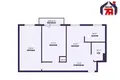 Appartement 3 chambres 56 m² Minsk, Bélarus