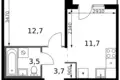 Mieszkanie 1 pokój 33 m² Leninsky District, Rosja