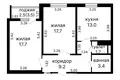 Квартира 2 комнаты 65 м² Минск, Беларусь