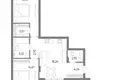 Wohnung 2 zimmer 75 m² Kaliningrad, Russland