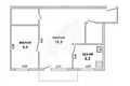 Appartement 2 chambres 45 m² Brest, Bélarus