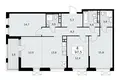 4 room apartment 98 m² Kommunarka, Russia