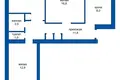 Wohnung 3 zimmer 69 m² Baryssau, Belarus