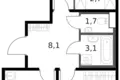 Квартира 2 комнаты 58 м² Ленинский городской округ, Россия