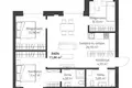Квартира 4 комнаты 72 м² Вильнюс, Литва