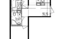 2 room apartment 56 m² Saint Petersburg, Russia