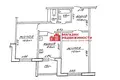 2 room apartment 53 m² Hrodna, Belarus