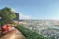 Kompleks mieszkalny Residential complex with panoramic views of the river and the city, next to the metro station, Bangkok, Thailand