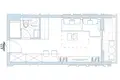 Piso independiente 1 habitacion 25 m² Budva, Montenegro