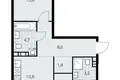 3 room apartment 68 m² Kommunarka, Russia