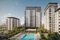 Residential complex New Park Lane Residence with a swimming pool and green areas, Dubai Hills, Dubai, UAE