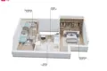 Appartement 4 chambres 93 m² Kaunas, Lituanie