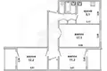 3 room apartment 67 m² Brest, Belarus
