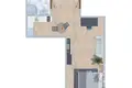 Wohnung 1 zimmer 26 m² Ogresgala pagasts, Lettland