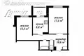 Квартира 2 комнаты 56 м² Мухавецкий сельский Совет, Беларусь