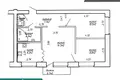 3 room apartment 53 m² Minsk, Belarus