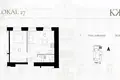 1 room apartment 38 m² Warsaw, Poland