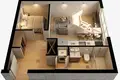 Studio apartment 28 m² Budva, Montenegro