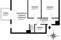 Appartement 3 chambres 62 m² Cracovie, Pologne