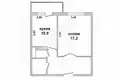 Wohnung 1 zimmer 42 m² Brest, Belarus