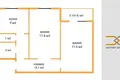 Apartamento 2 habitaciones 61 m² Minsk, Belarús